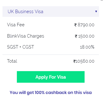 uk business visa cost