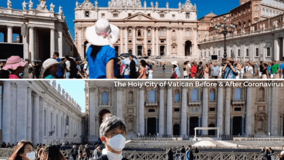 Vatican city after coronavirus impact
