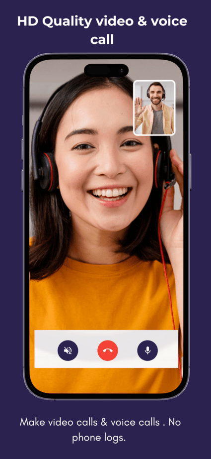 Gör privata chattar med video och ljud i hd-kvalitet
