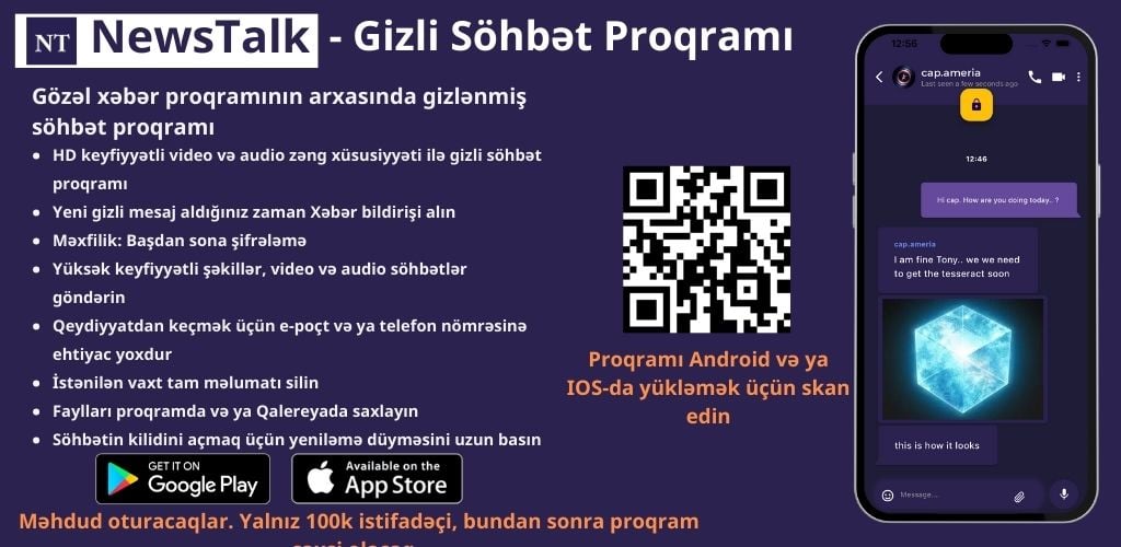 NewsTalk - gizli söhbət proqramı Banner