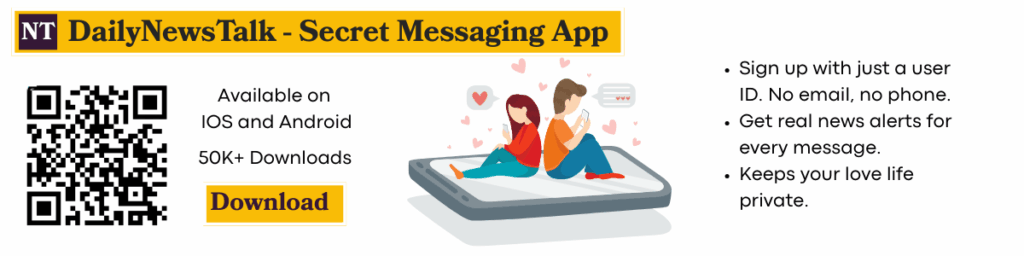 DailyNewsTalk messaging app banner 2